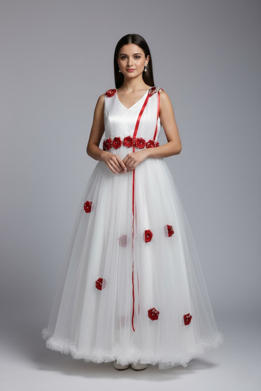 The Scarlett Rose Tulle Gown